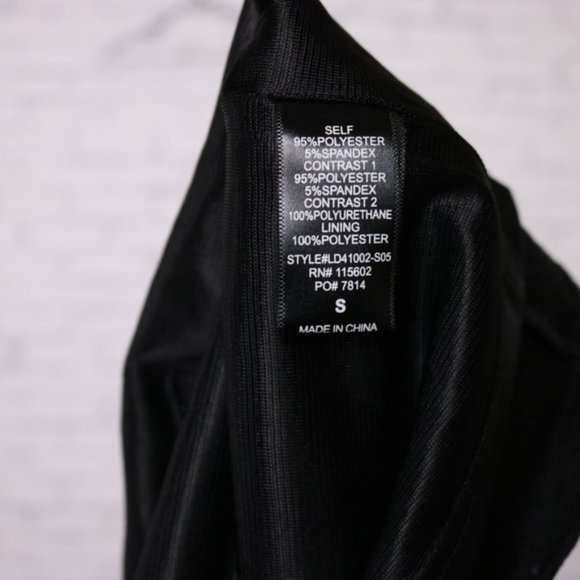 NWT lush black mesh strappy mini dress c1 - Picture 6 of 7